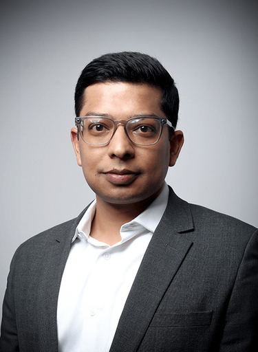Portrait of Sanchit Jain, leadership advisor at Russell Reynolds Associates